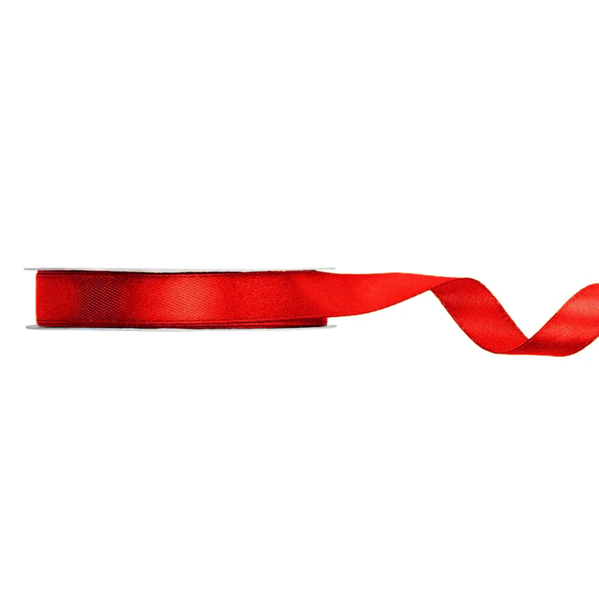 1 Ballonband - Satin - 12mm - Rot