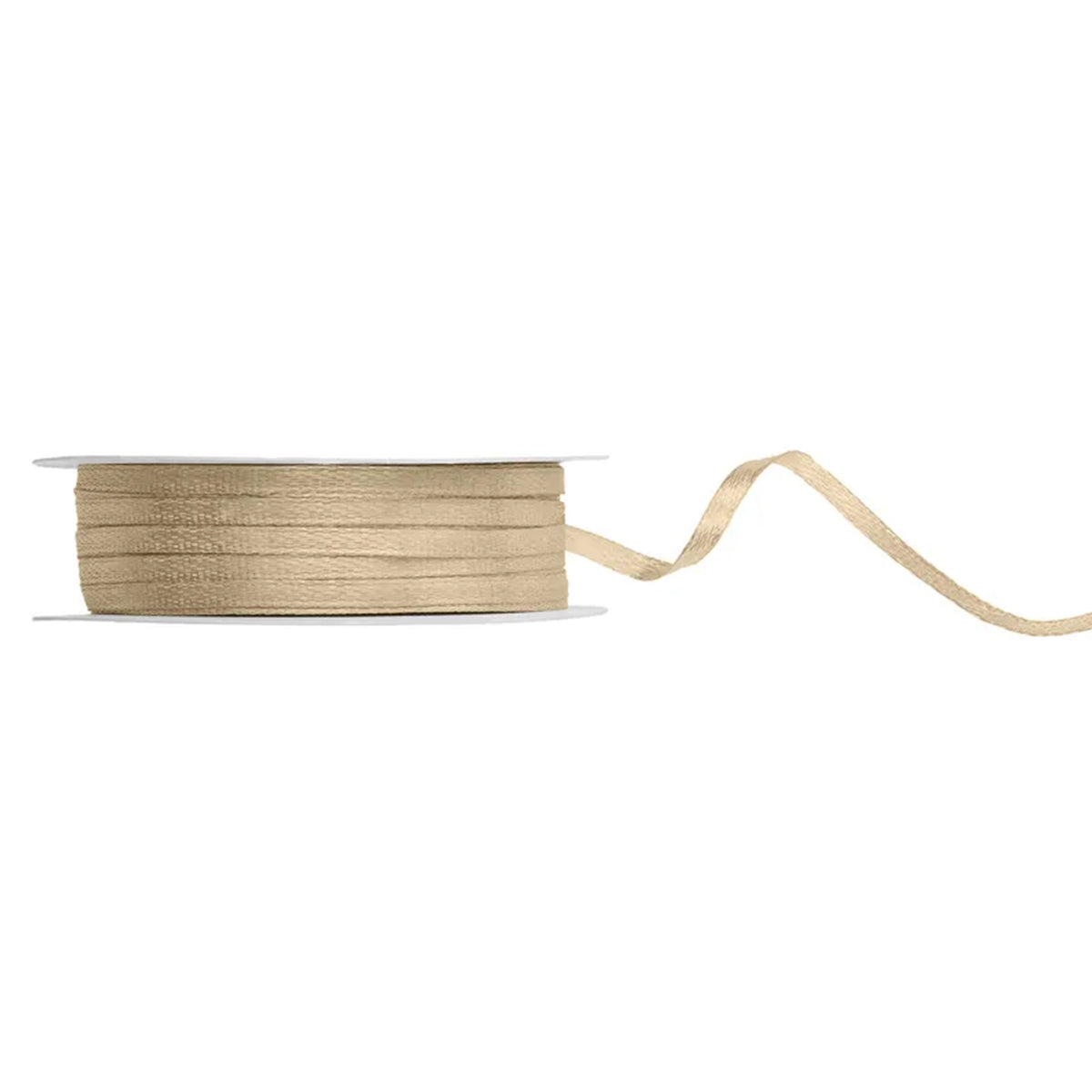 1 Ballonband - Satin - Kalt Gold - 3mm