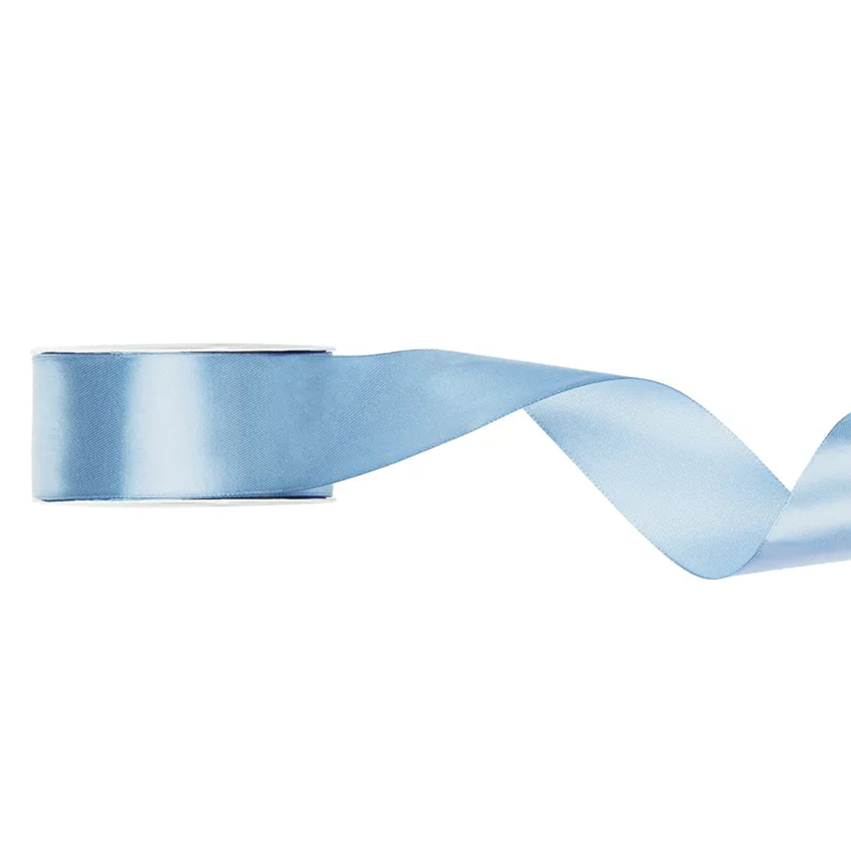 1 Ballonband - Satin - Hellblau - 38mm