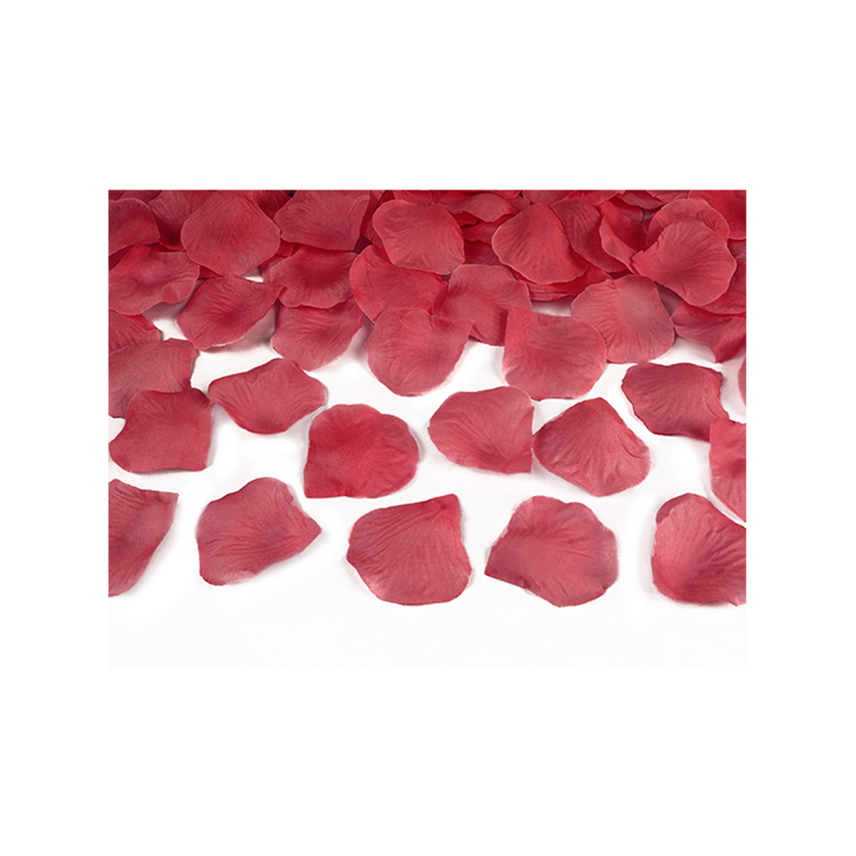 1 Konfettikanone XL - 60cm - Rosenblätter - Rot