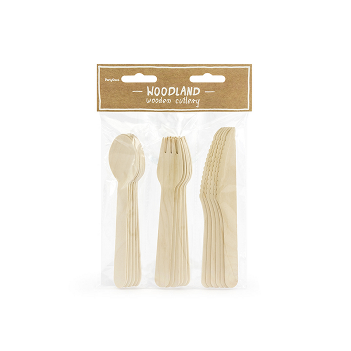 Holzbesteck - 18er Set - Classic