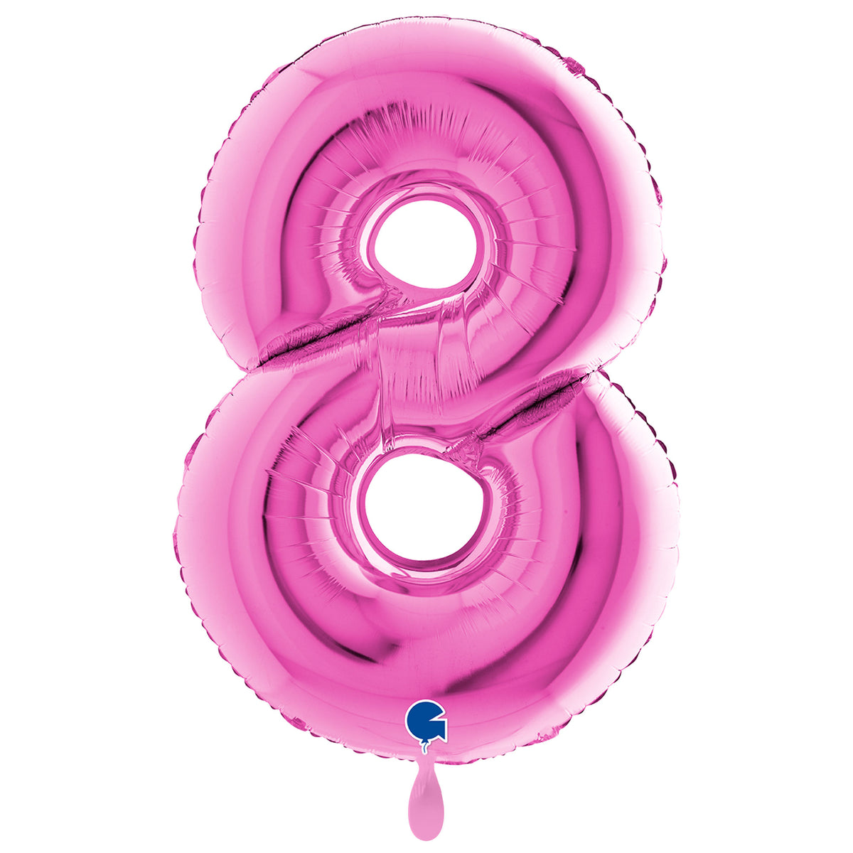 1 Balloon XXL - Number 8 - Fuxia