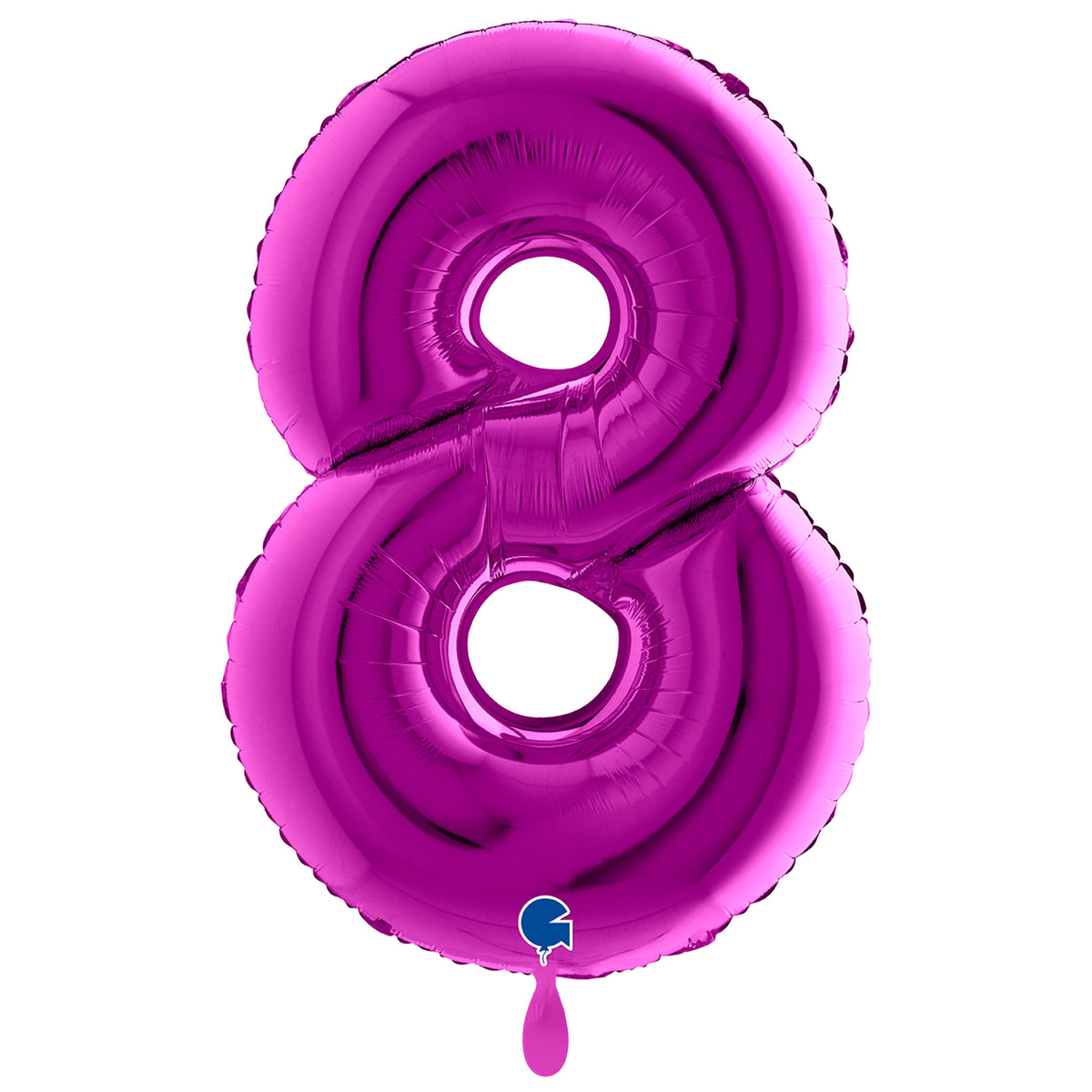 1 Balloon XXL - Number 8 - Purple