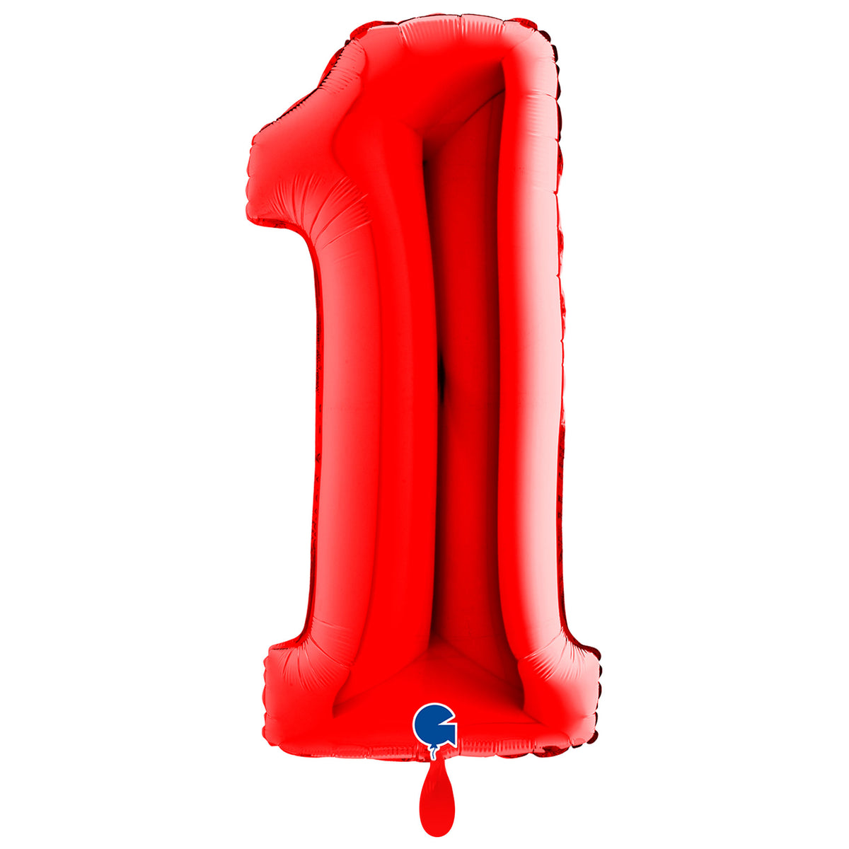 1 Balloon XXL - Number 1 - Red