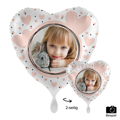 1 Ballon mit Foto - Glossy Birthday