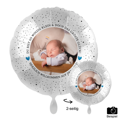 1 Ballon mit Foto - Little Cute Baby Boy