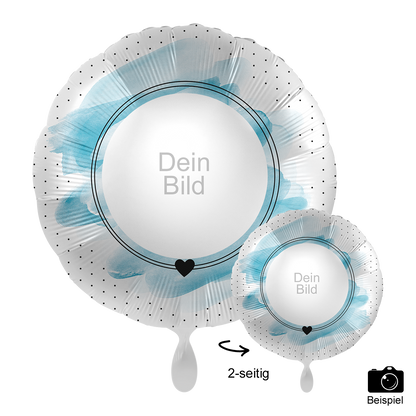 1 Ballon mit Foto - Welcome to the World, Baby Boy!