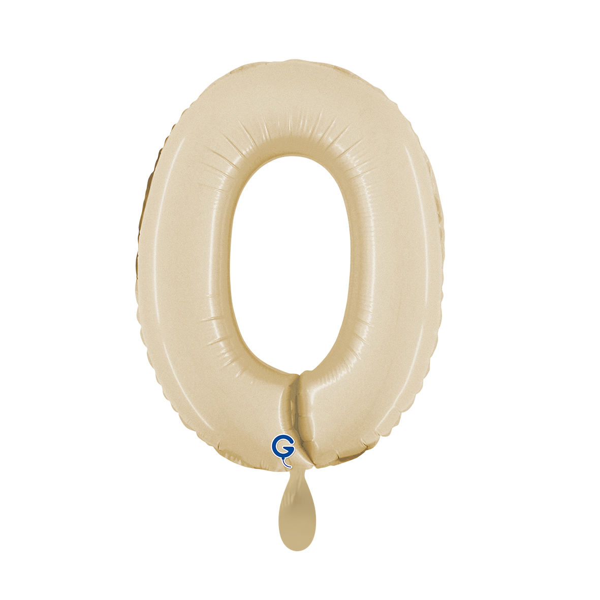 1 Balloon XS - Number 0 - Satin Cream