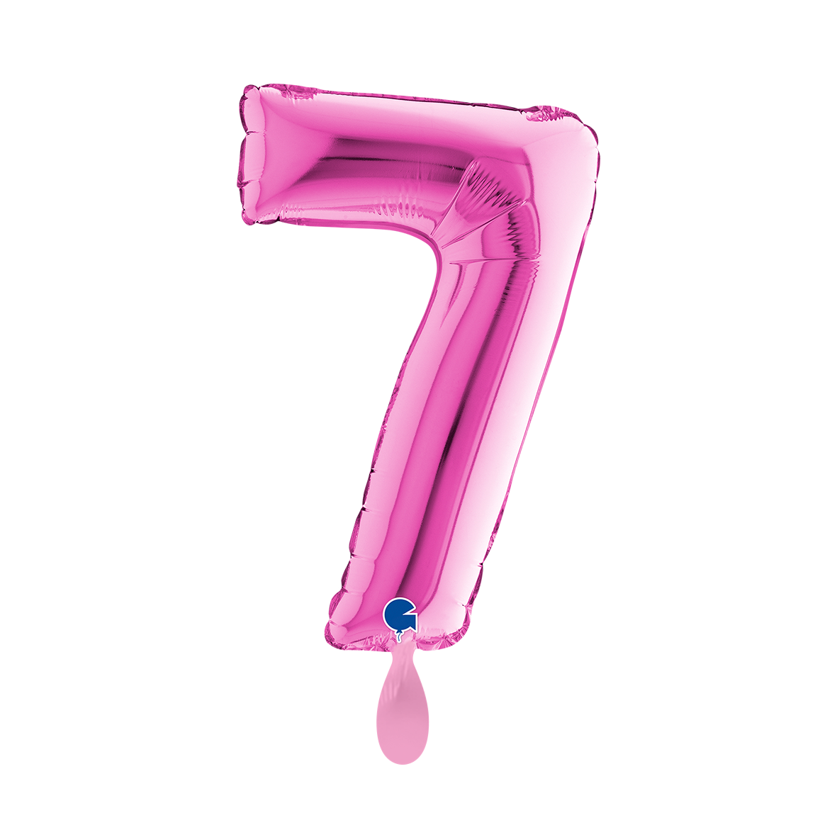 1 Balloon XS - Number 7 - Fuxia