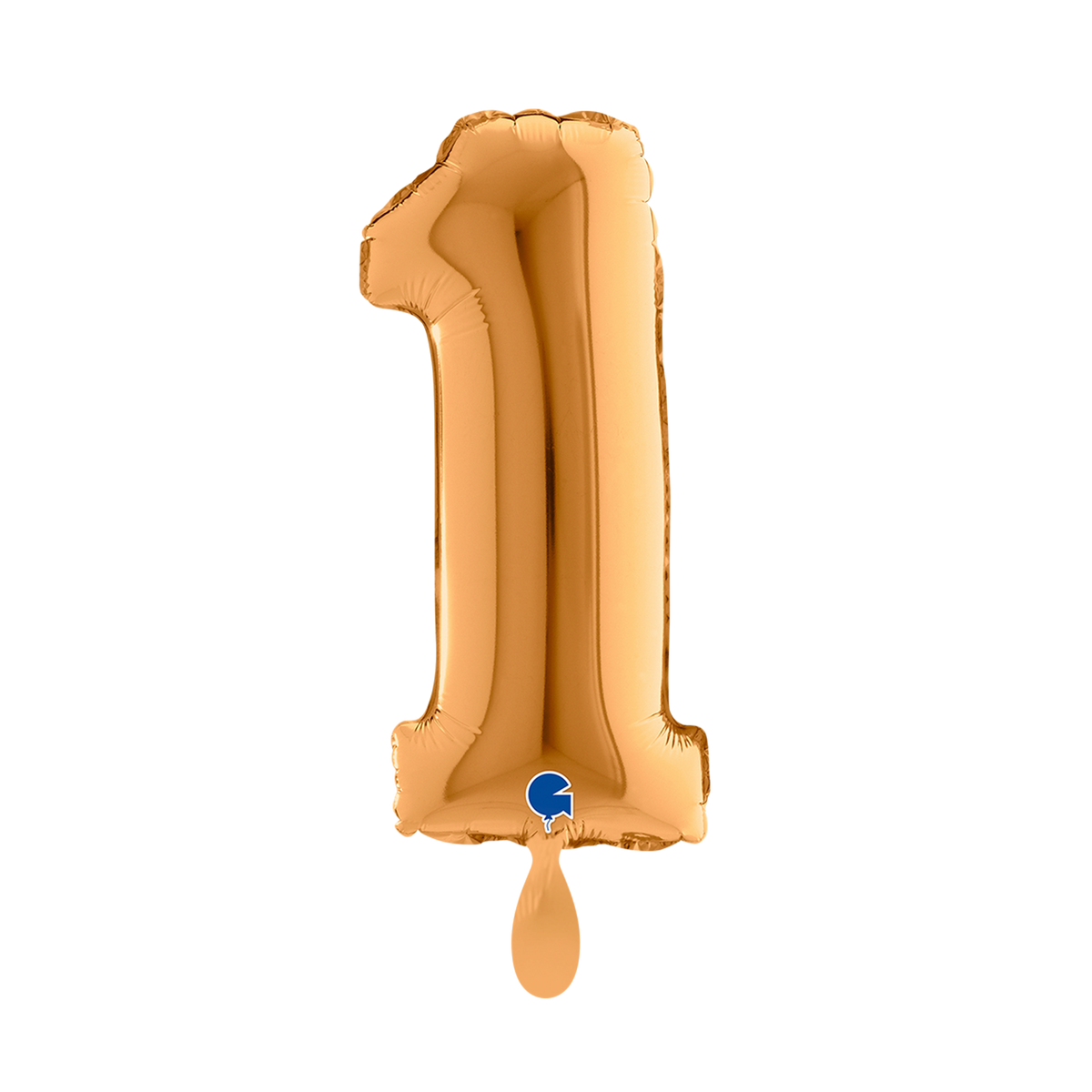 1 Balloon XS - Number 1 - Gold