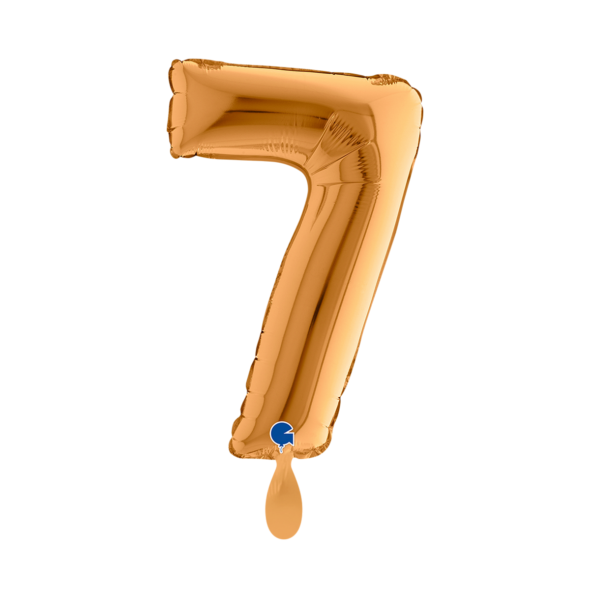 1 Balloon XS - Number 7 - Gold