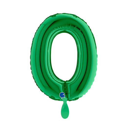 1 Balloon XS - Number 0 - Green