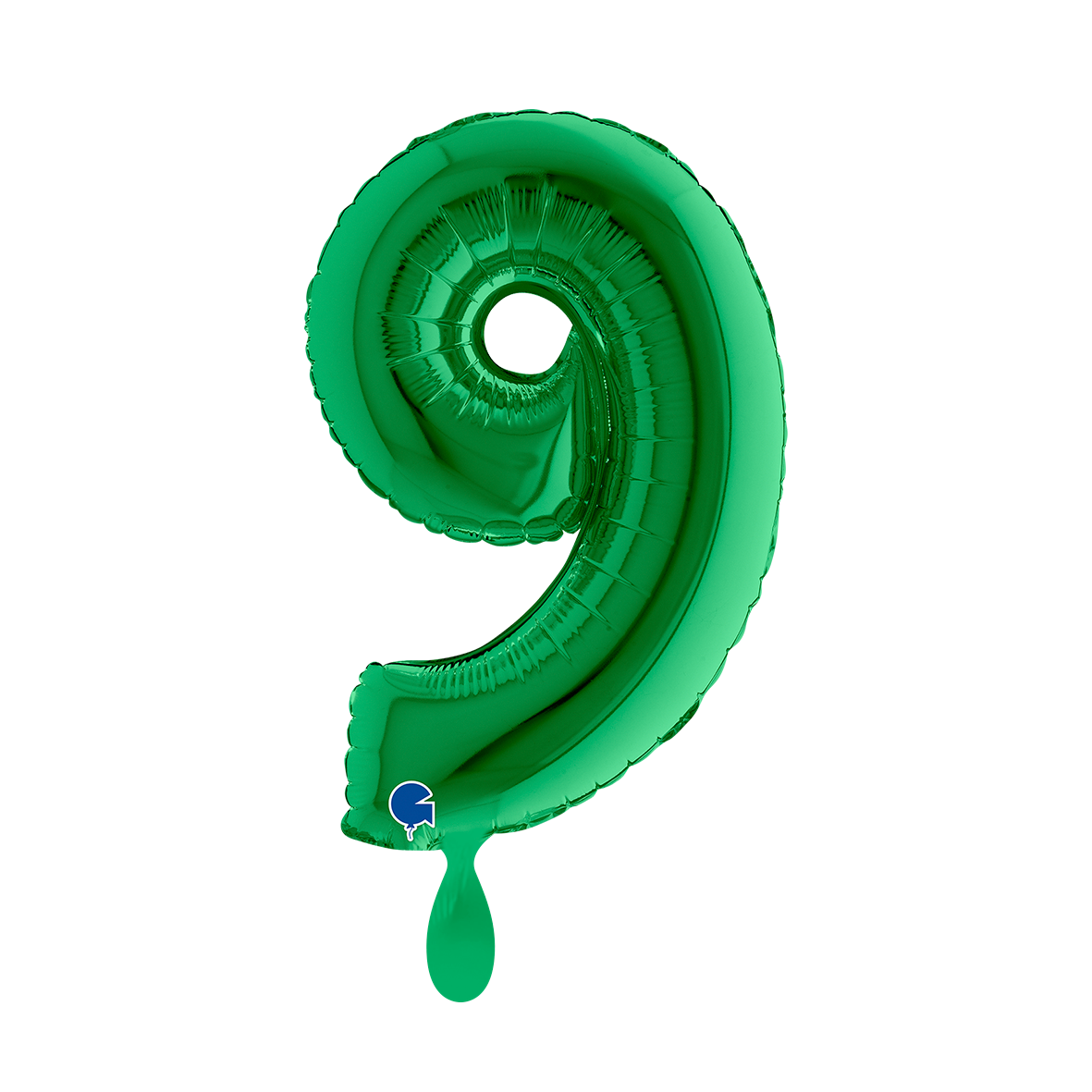 1 Balloon XS - Number 9 - Green