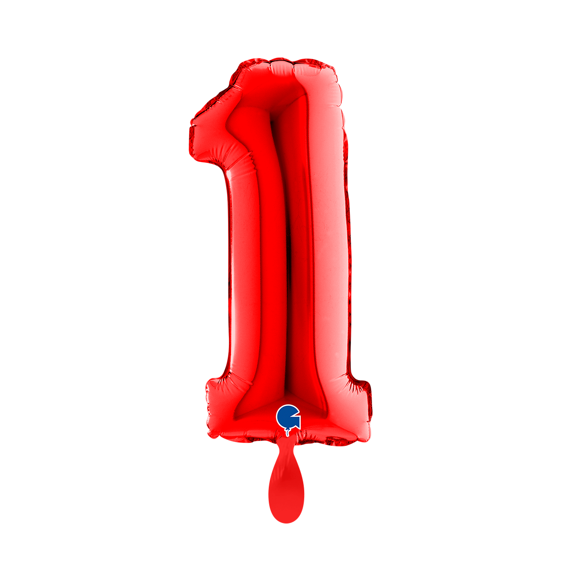 1 Balloon XS - Number 1 - Red