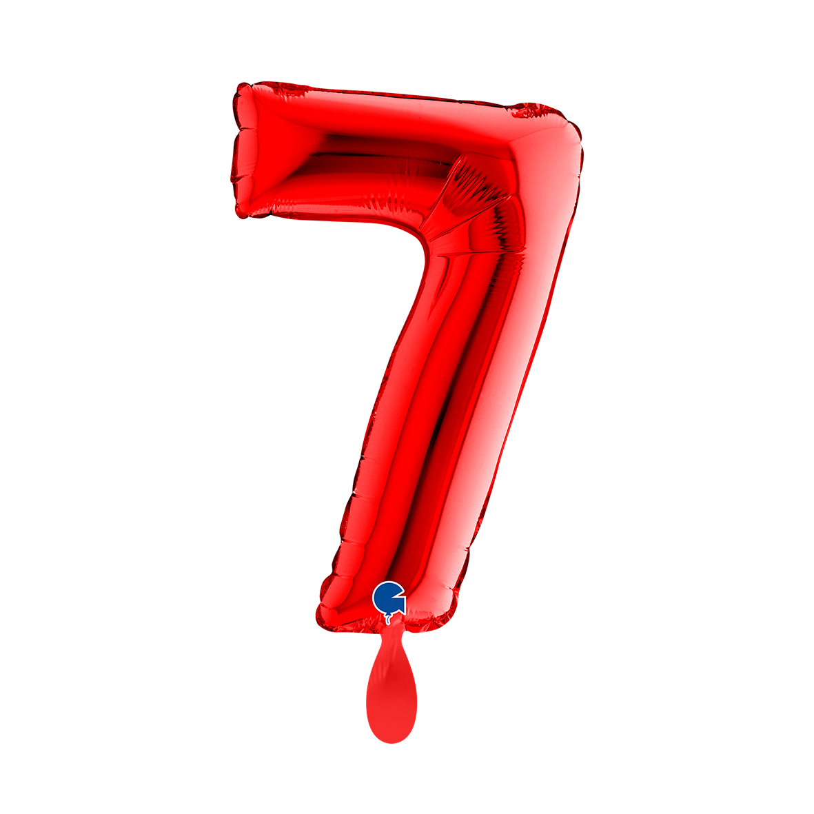 1 Balloon XS - Number 7 - Red