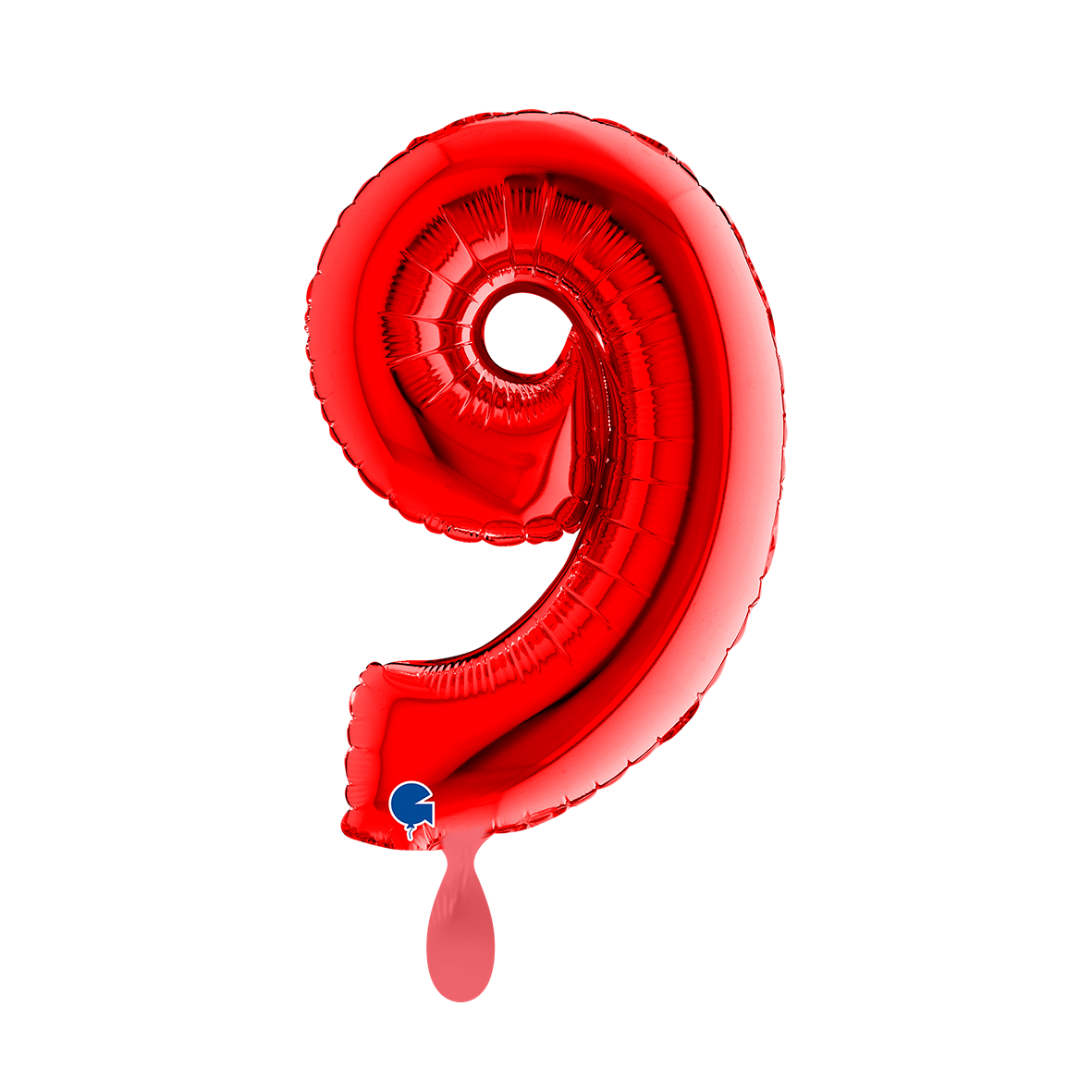 1 Balloon XS - Number 9 - Red