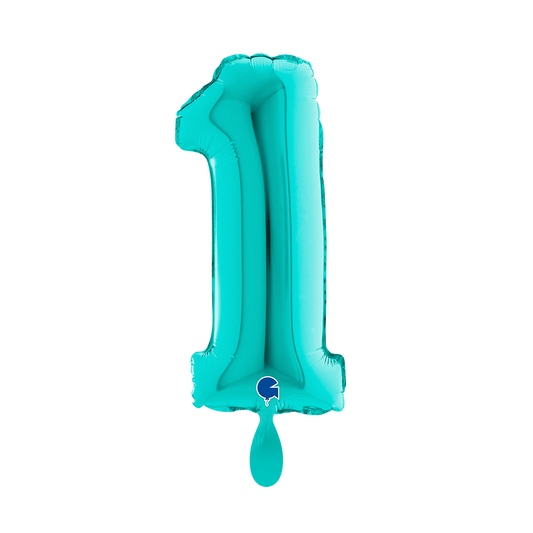 1 Balloon XS - Number 1 - Tiffany