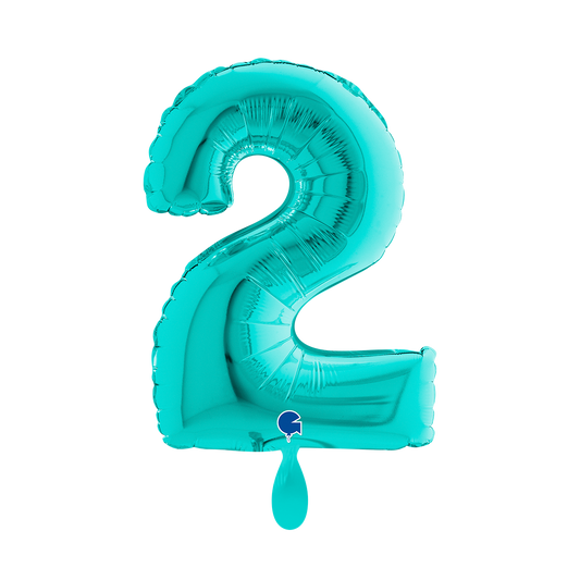 1 Balloon XS - Number 2 - Tiffany