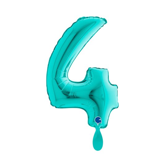 1 Balloon XS - Number 4 - Tiffany