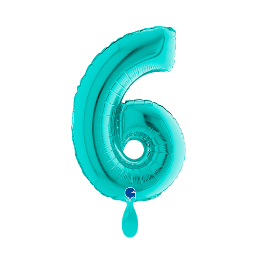 1 Balloon XS - Number 6 - Tiffany