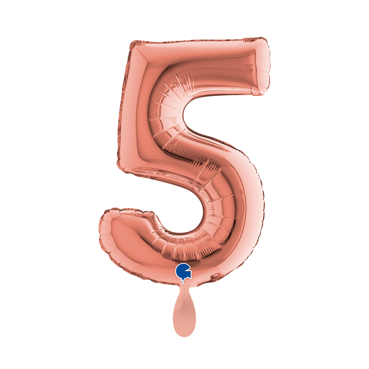 1 Balloon XS - Number 5 - Rose Gold