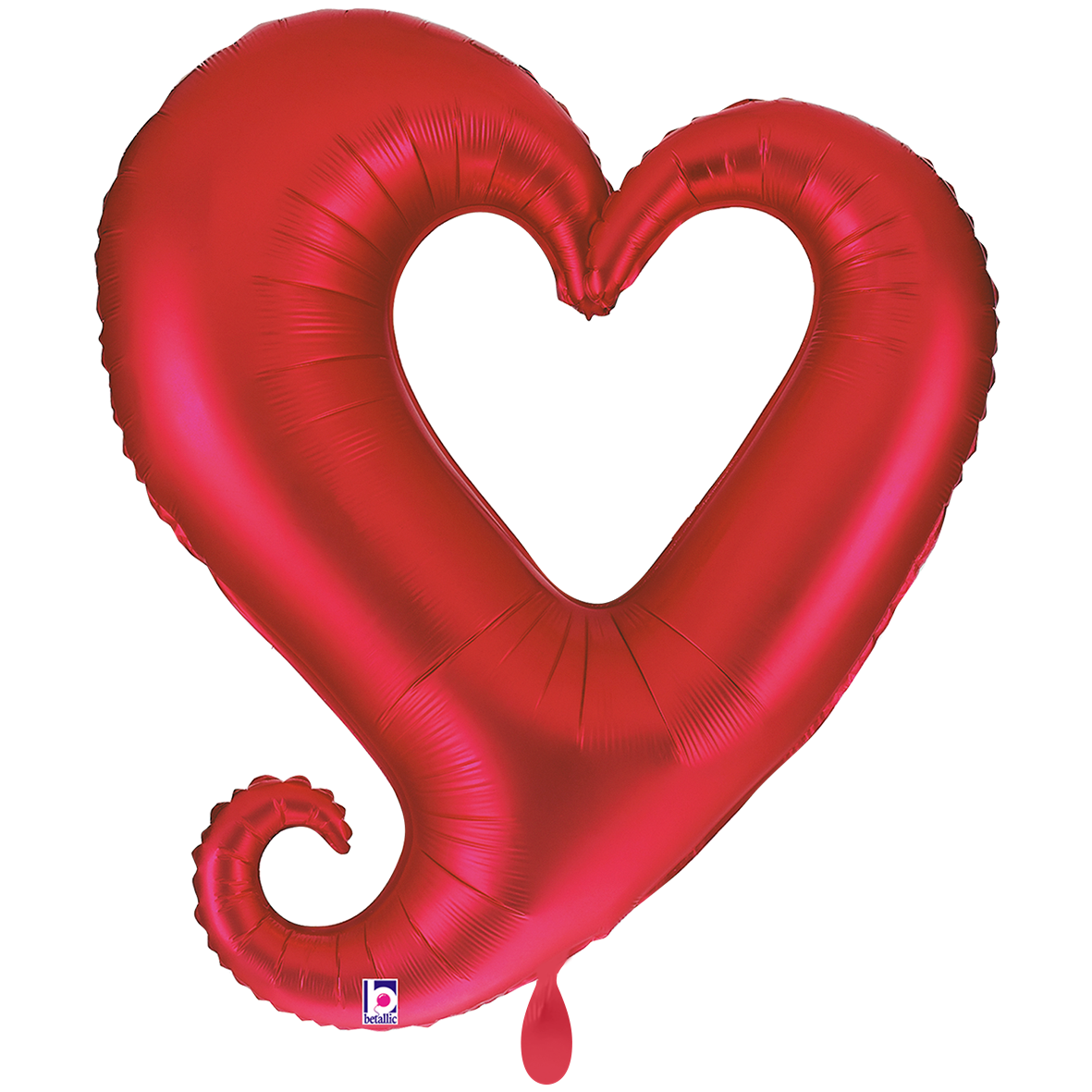 1 Balloon XXL - Chain Of Hearts Red