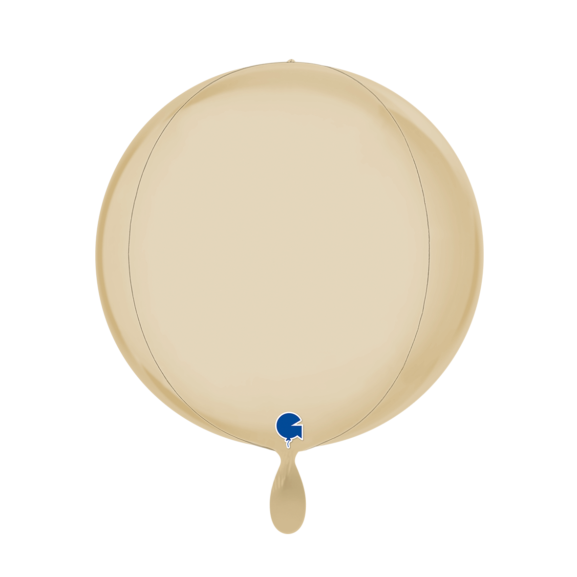 1 Balloon 4D - Globe - Satin Cream