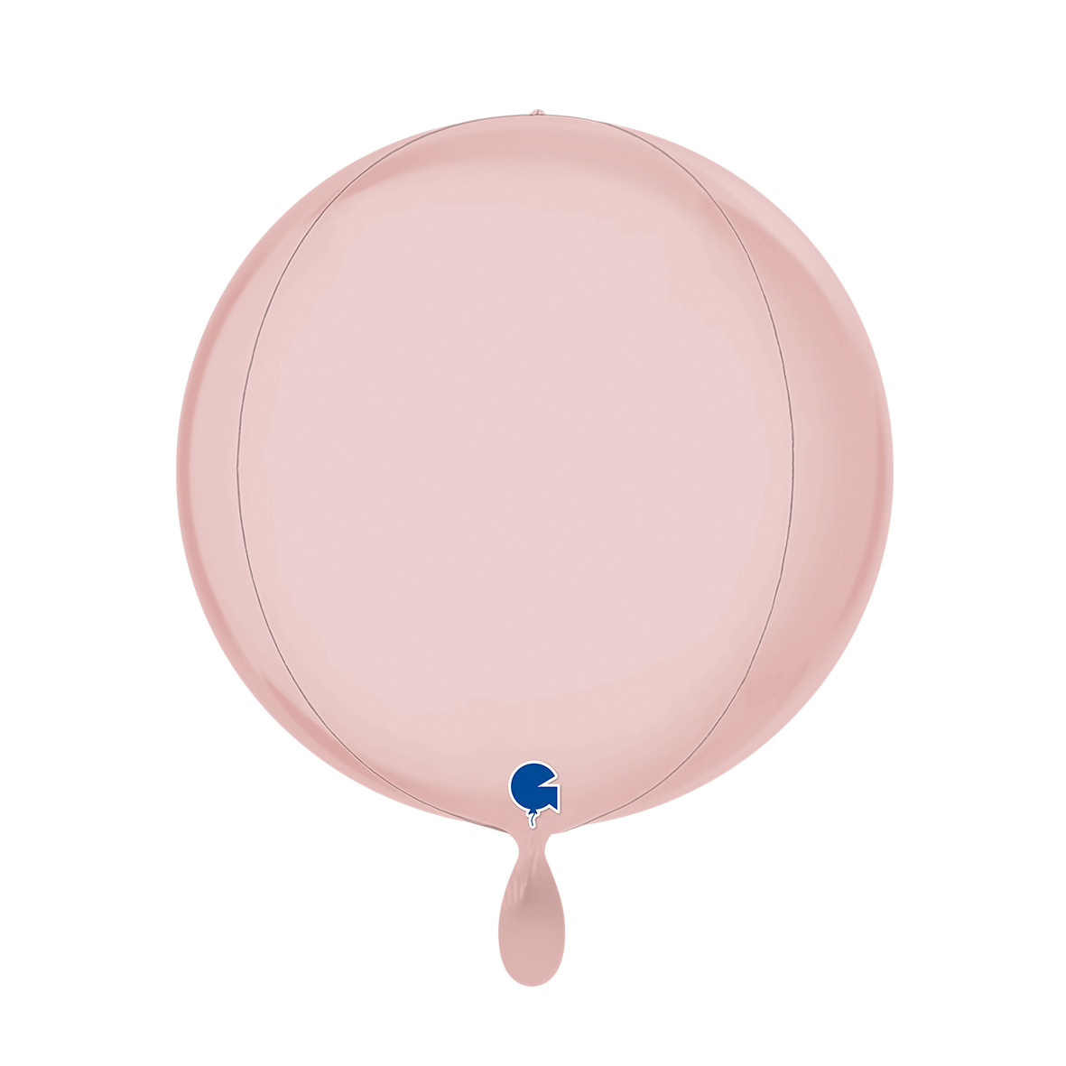 1 Balloon 4D - Globe - Satin Pastel Pink