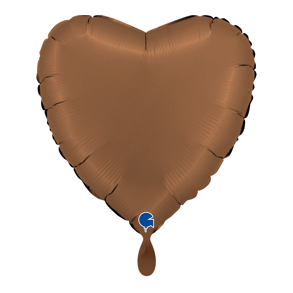 1 Balloon - Heart - Satin Chocolate