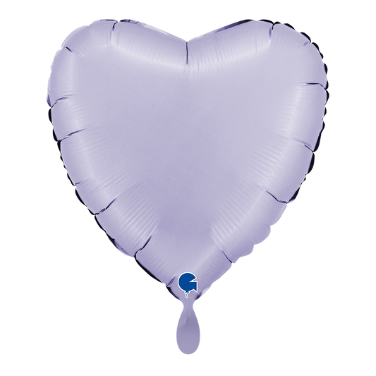 1 Balloon - Heart - Satin Lilac