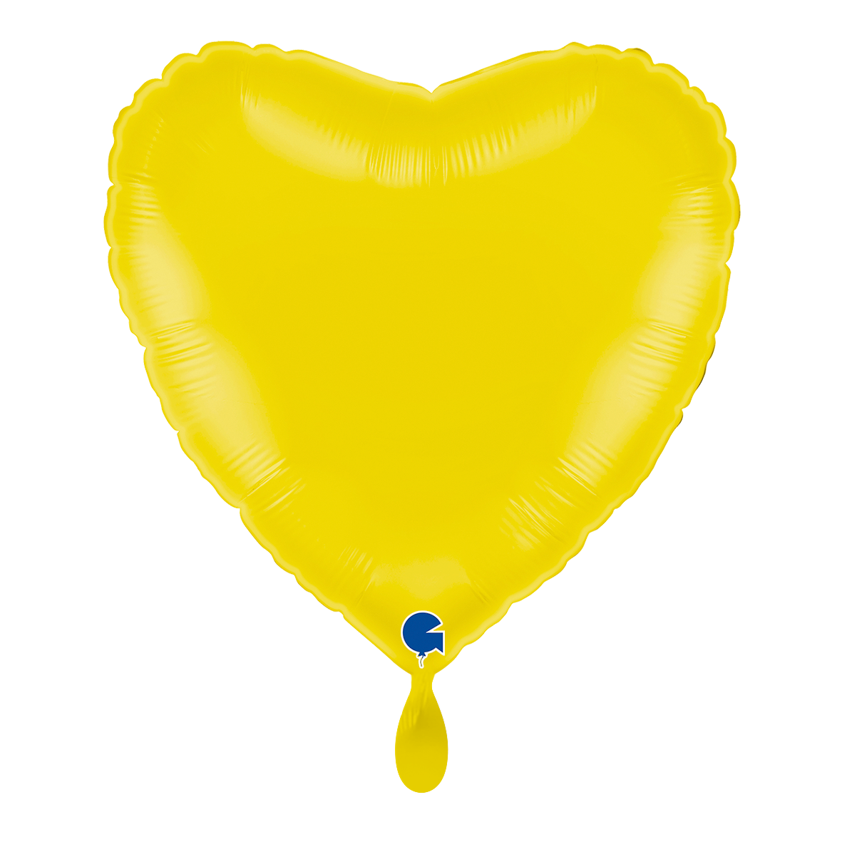 1 Balloon - Heart - Pastel Yellow