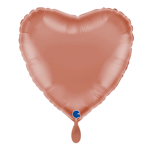 1 Balloon - Heart - Rose Gold