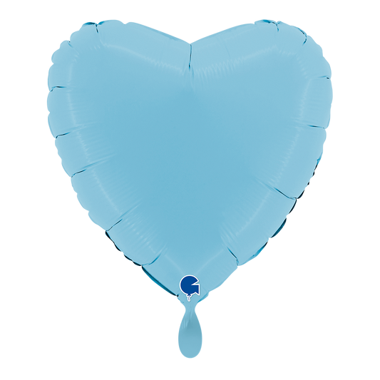 1 Balloon - Heart - Matte Blue