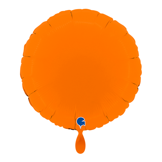 1 Balloon - Round - Matte Orange
