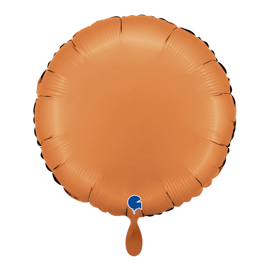 1 Balloon - Round - Satin Caramel