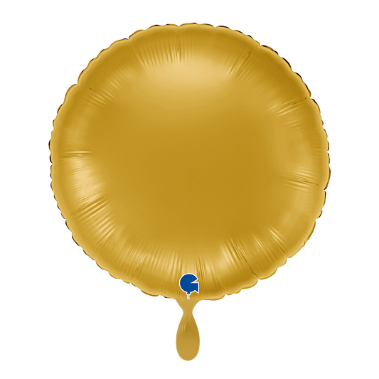 1 Balloon - Round - Sunset Gold