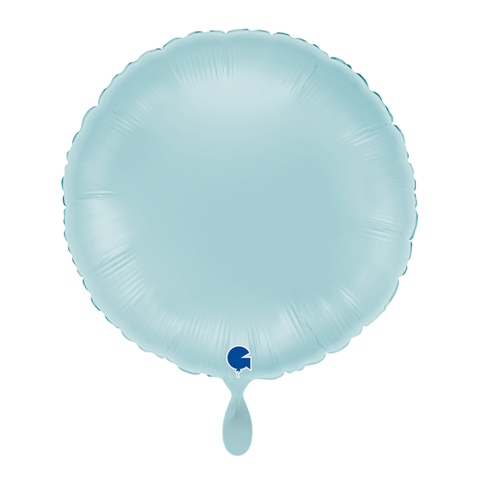 1 Balloon - Round - Pastel Blue