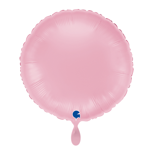 1 Balloon - Round - Pastel Pink