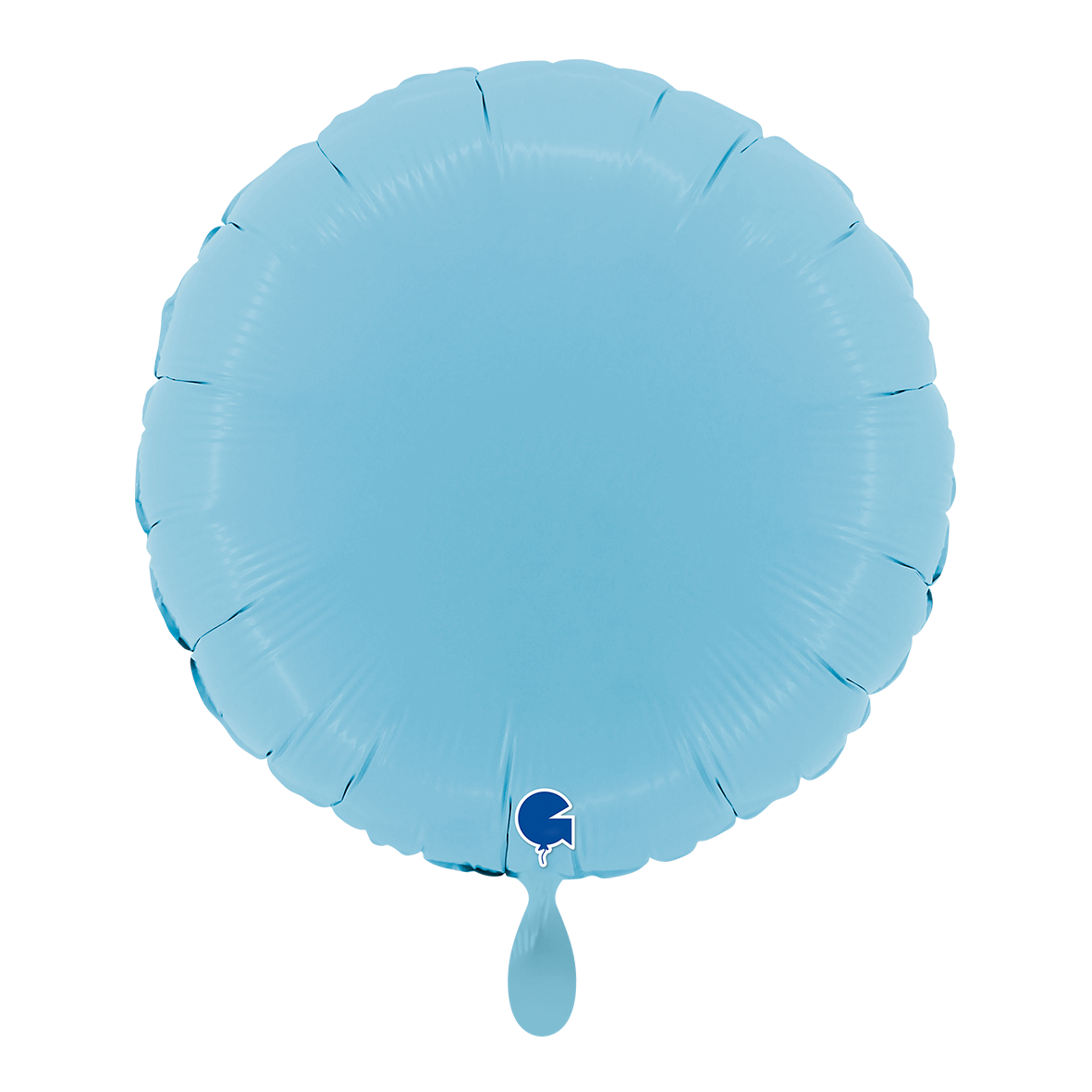 1 Balloon - Round - Matte Blue