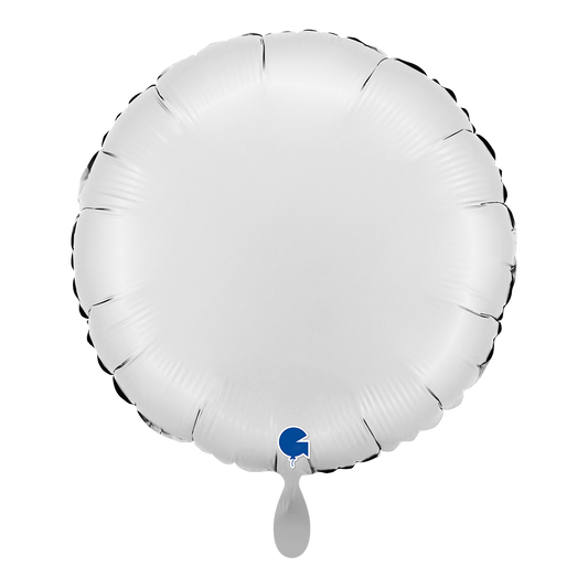 1 Balloon - Round - Satin White