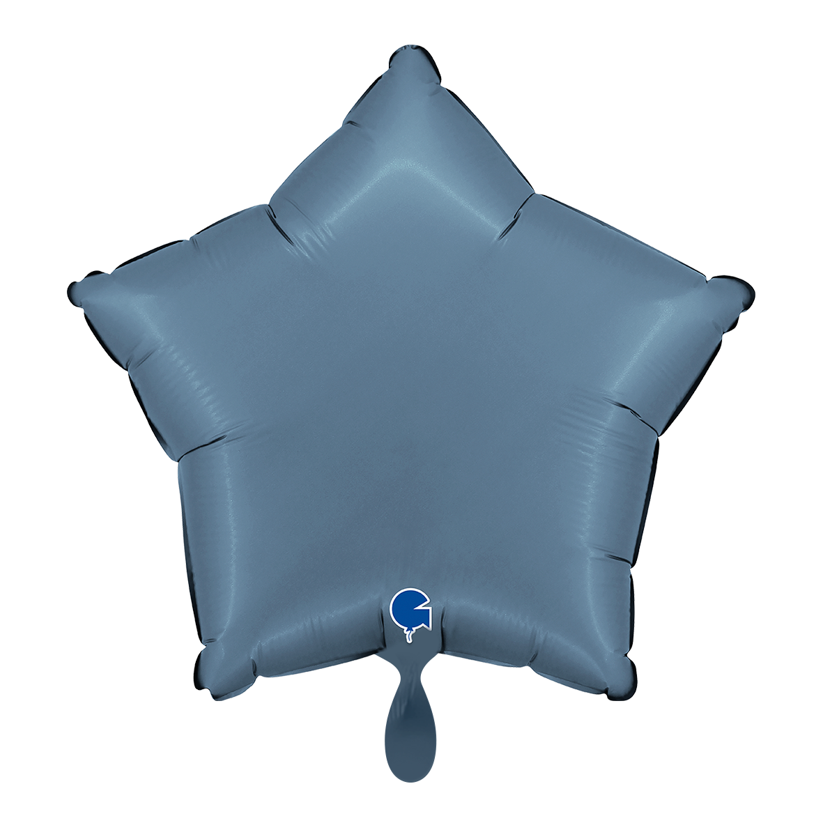 1 Balloon - Star - Satin Blue Jeans