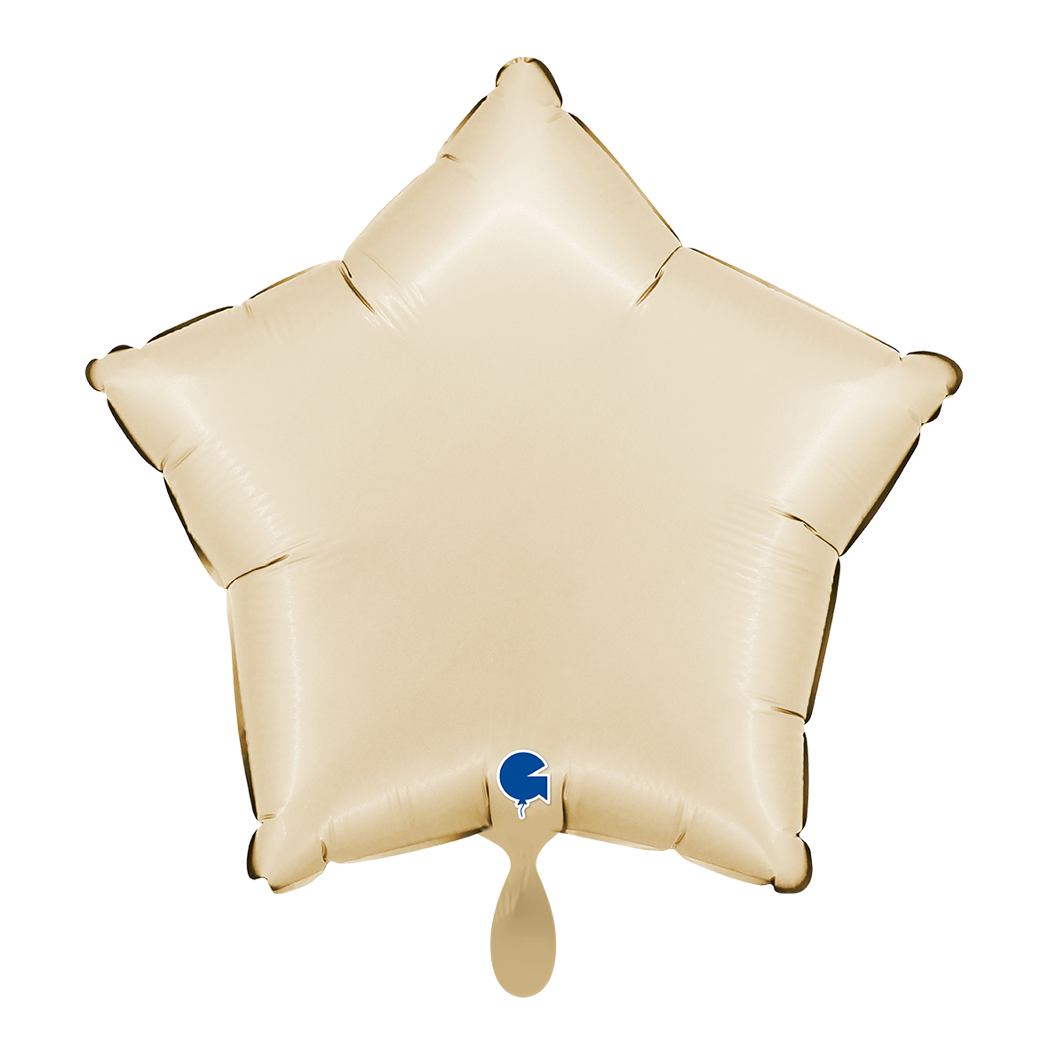 1 Balloon - Star - Satin Cream