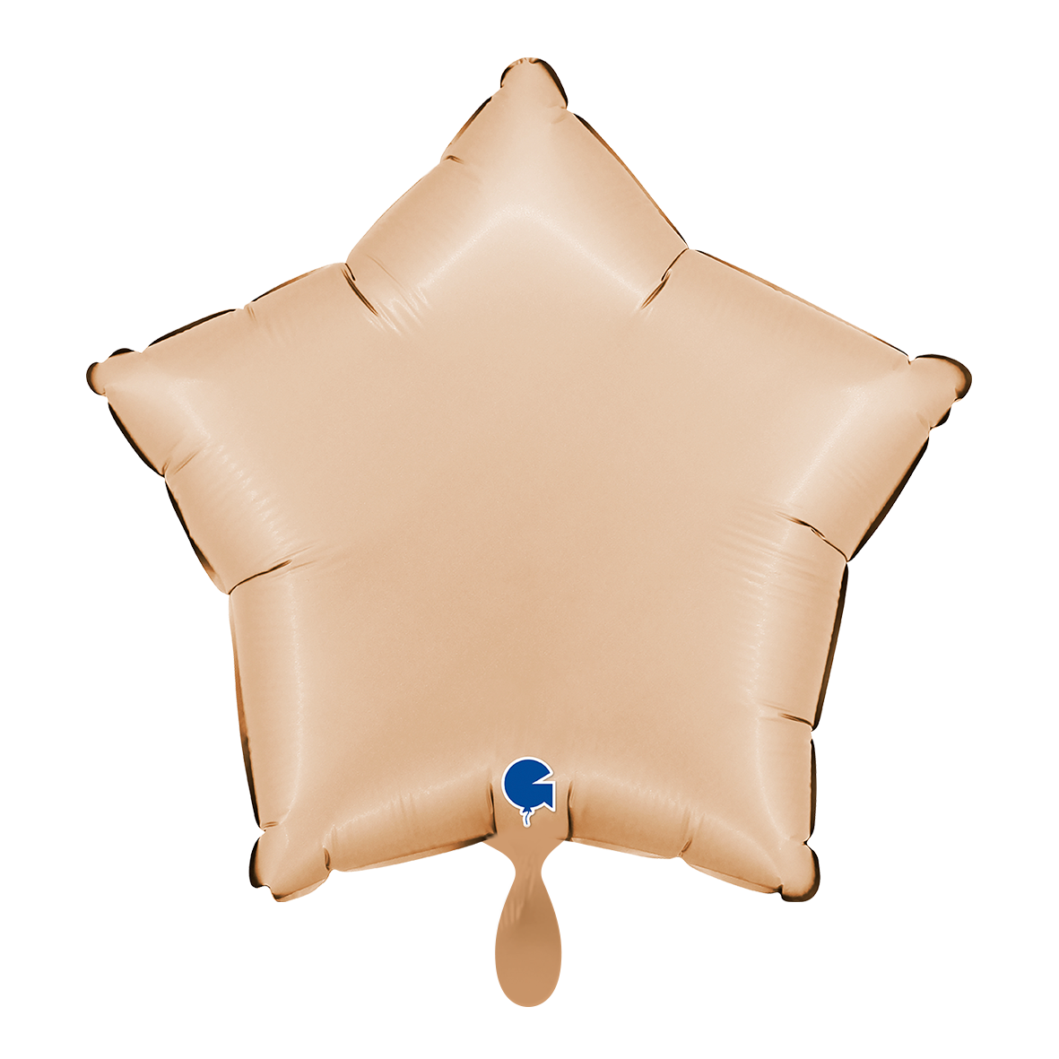 1 Balloon - Star - Satin Nude