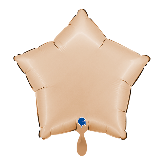 1 Balloon - Star - Satin Nude