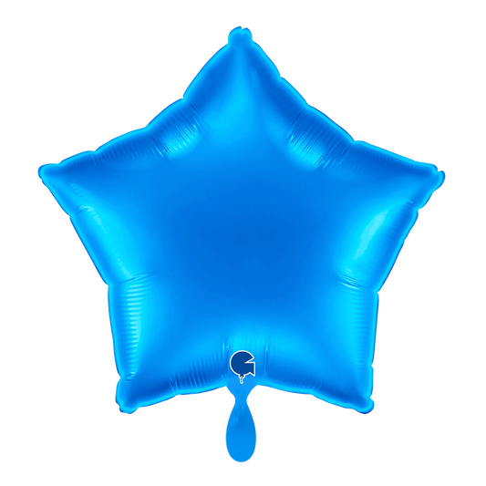1 Balloon - Star - Blue