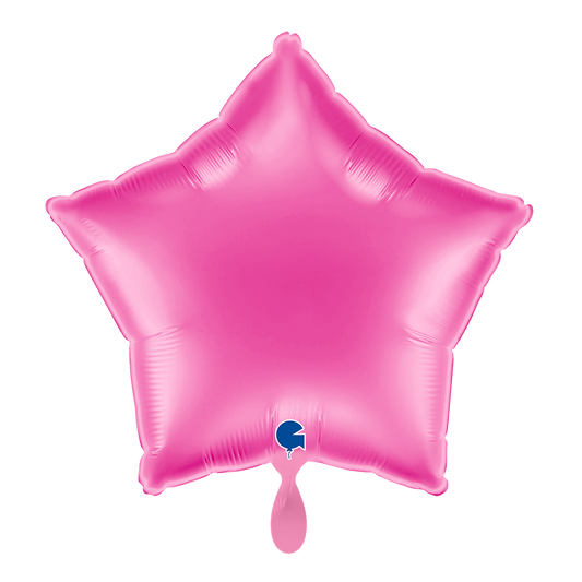1 Balloon - Star - Fuxia