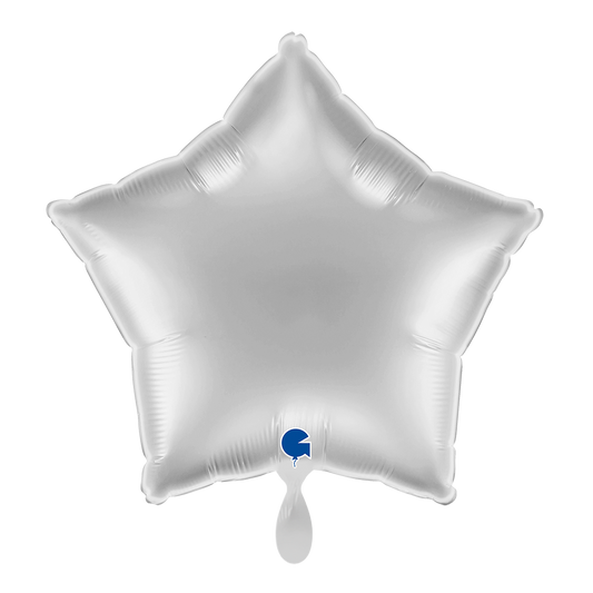 1 Balloon - Star - Silver