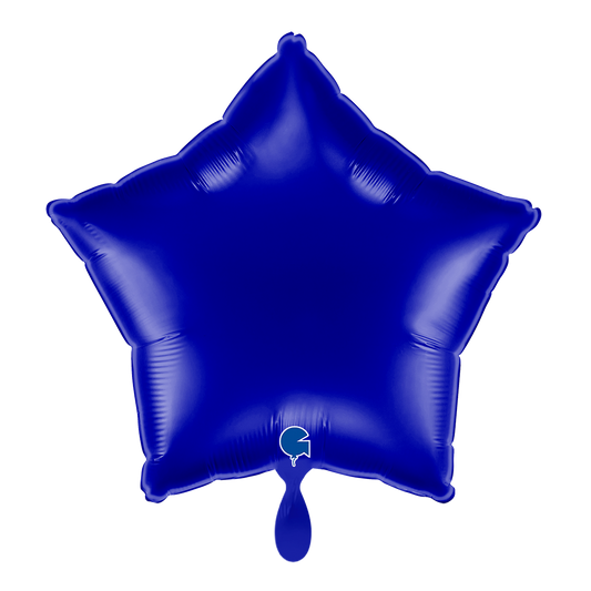 1 Balloon - Star - Blue Capri