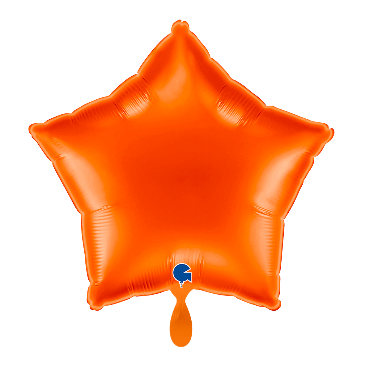 1 Balloon - Star - Orange