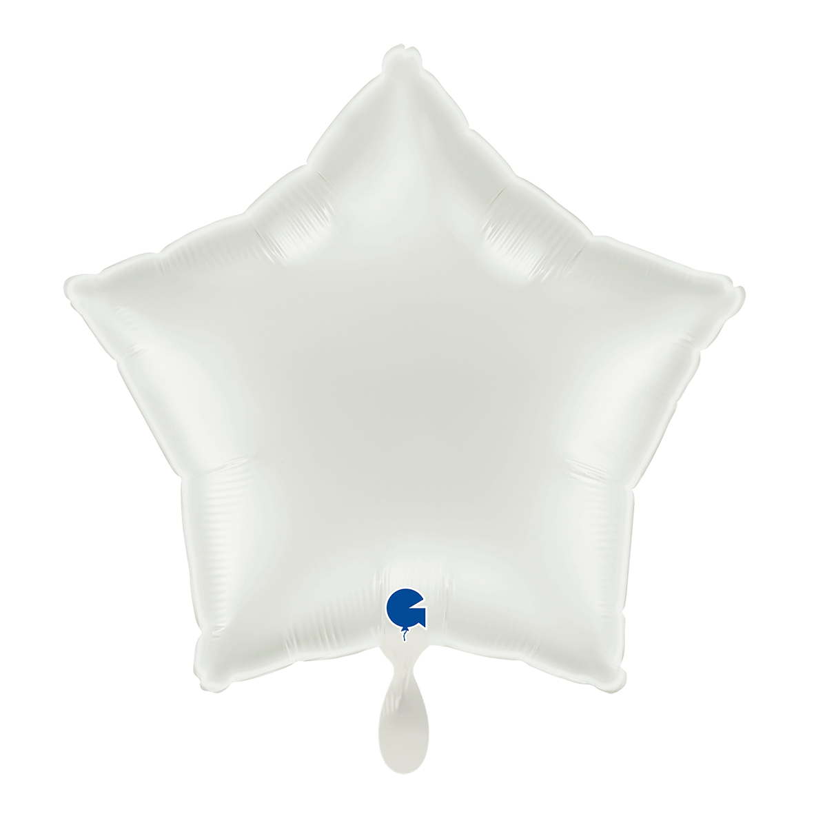 1 Balloon - Star - White